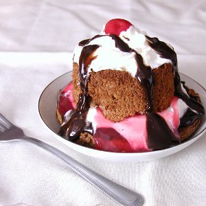 Chocolate Angel Food Cakes