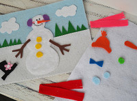 Dress-Up Felt Snowman