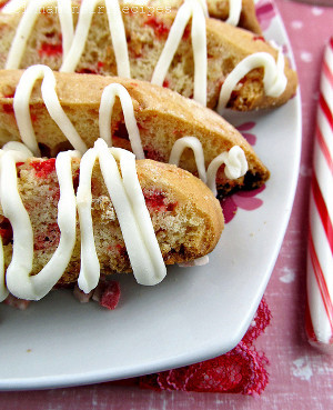 White Chocolate Peppermint Biscotti