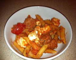 Chicken and Chorizo Pasta Bake