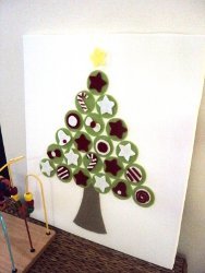 Felt Ornaments Advent Calendar