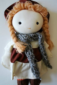 Fabulous Finger Knit Doll Scarf