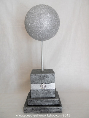 Sweet and Silver Holiday Sphere