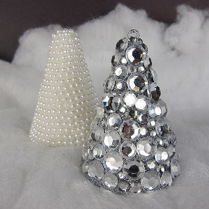 Jeweled Christmas Tree Art
