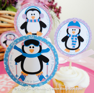 Penguin Party Cut-Outs