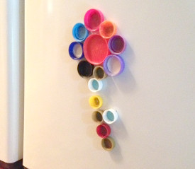 Bottle Cap Magnet Fun