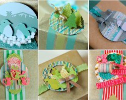 Punched Paper Gift Toppers