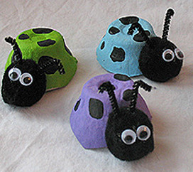 Cute Carton Ladybug Crawlers