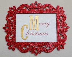 Sparkling Christmastime Frame