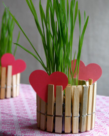 Clothespin Planter Gift for Mom