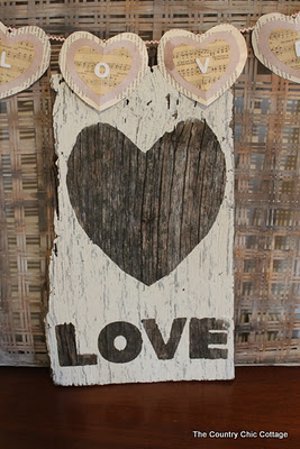 Rustic LOVE Sign