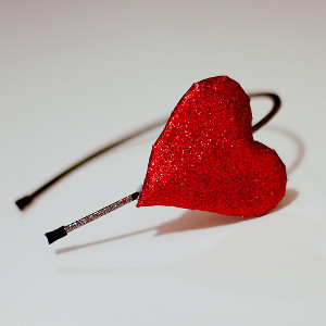 Shimmer Heart Headband