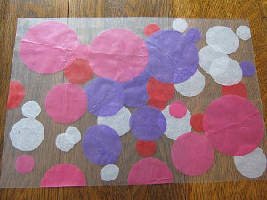 Pink and Purple Place Mats