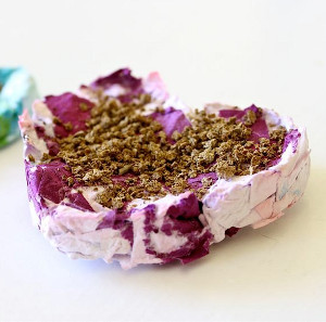 Tie-Dye Shredded Seed Starters