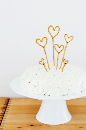 Sparkly Cake Toppers