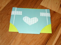 Baby Shower Diaper Card