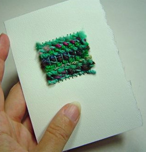 Handwoven Greeting Card