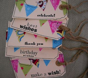 Scrap Fabric Gift Tags