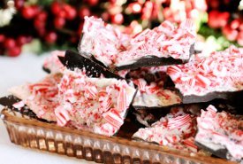 No Bake Peppermint Bark