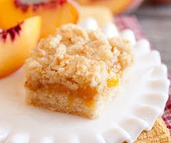 5 Star Peach Crumb Bars