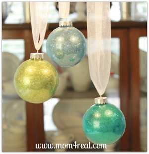 Glitter Filled Ornaments
