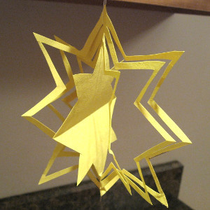 Twirling 3D Star