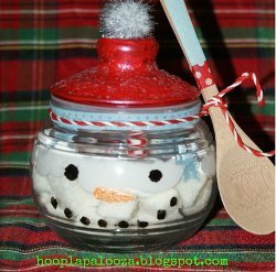 Snowman Christmas Jar Craft