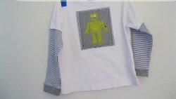 Stenciled Applique Sweatershirt Design