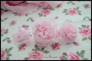 Fabric Roses