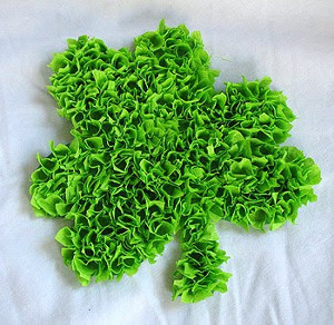 Tissue Paper Clover