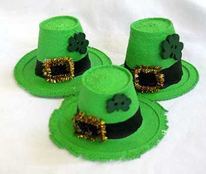 Shrunken Leprechaun Hats