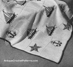 Sailboat Baby Blanket