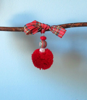 Pom Pom Ornaments