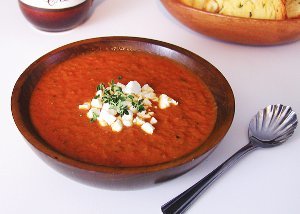 Roasted Tomato Basil Soup