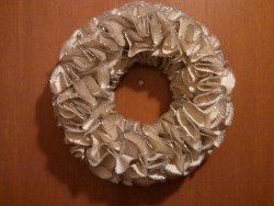 Shimmering Ruffles Wreath