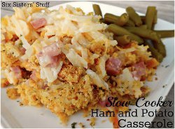 Slow Cooker Ham and Potato Casserole