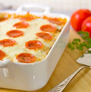 Bubbling Pizza Casserole