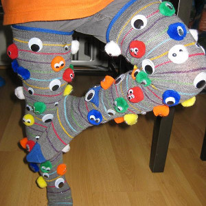 Crazy Googlie Socks