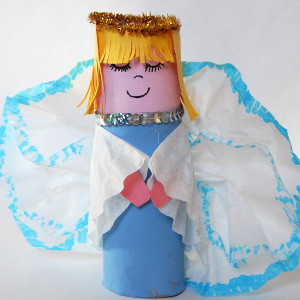 Recycled Roll Christmas Angel