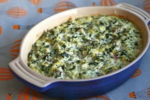 Lightened Up Spinach Artichoke Dip