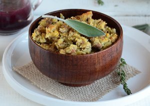 Turkey Sage Cornbread Stuffing