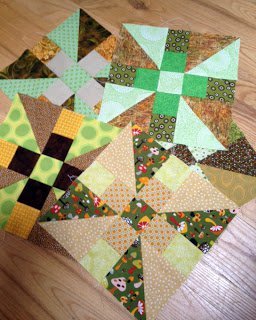 Propeller Quilt Block Pattern