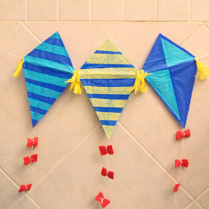 High-Flying Homemade Kite Garland