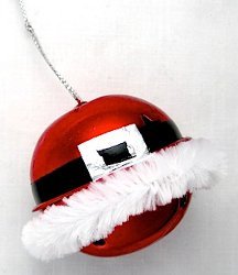 Santa's Belly Bell Ornament