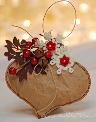 Simple Brown Bag Christmas Ornament