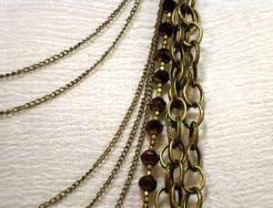 Multi Strand Chain Necklace Tutorial