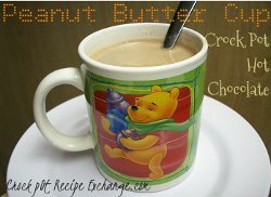 Peanut Butter Cup Slow Cooker Hot Chocolate