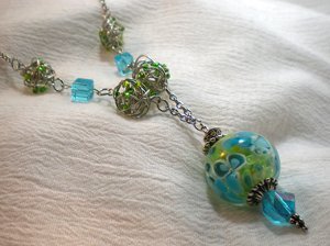 Summer Flowers Bead Necklace