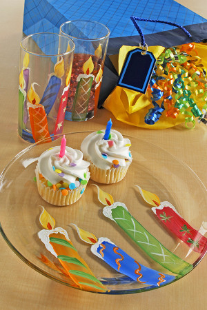 Happy Birthday Glassware
