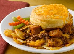 Simply Potatoes Chili Dog Casserole